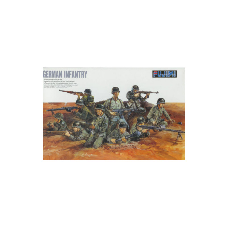 1:76 / 1:72 Fujimi 76025 WWII German Infantry