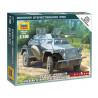 1:100 Zvezda 6157 - Vācu vieglā bruņu automašīna Sd.Kfz.222