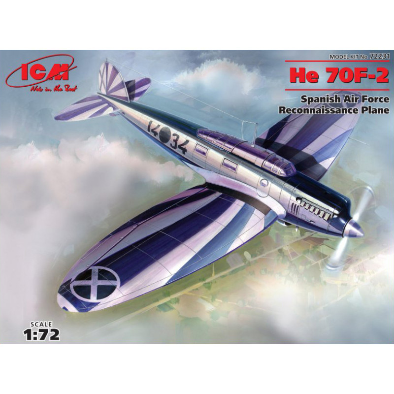 1:72 ICM 72231 Heinkel He 70F-2 Spanish Reconnaissance Plane