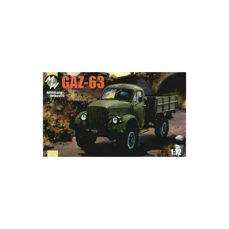 1:72 Military Wheels 7218 Soviet military truck GAZ-63
