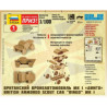 1:100 Zvezda 6229 - British Armored Scout car "Dingo" Mk.I