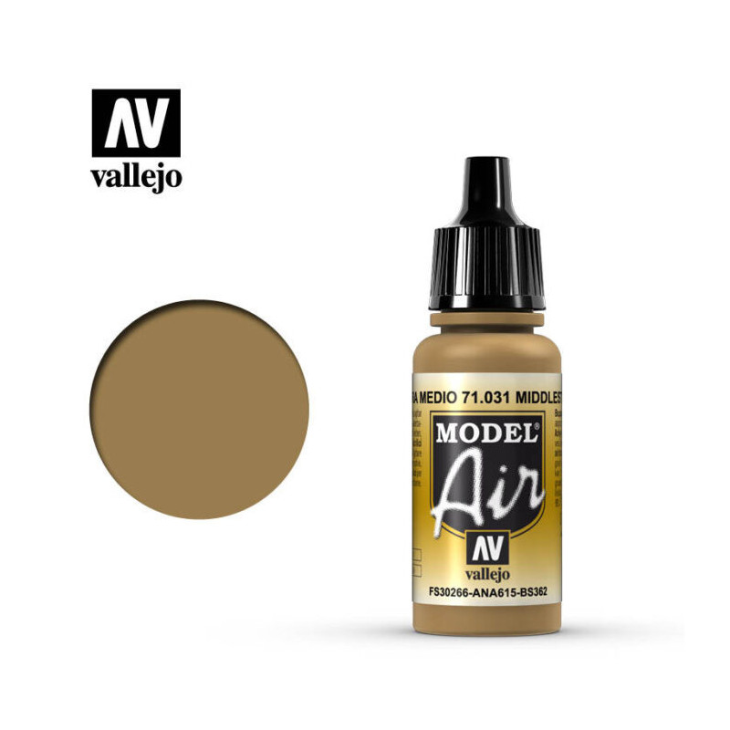 Vallejo Model Air 17 ml 71.031 Middle Stone