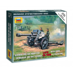 1:72 Zvezda 6121 Vācu 105mm...
