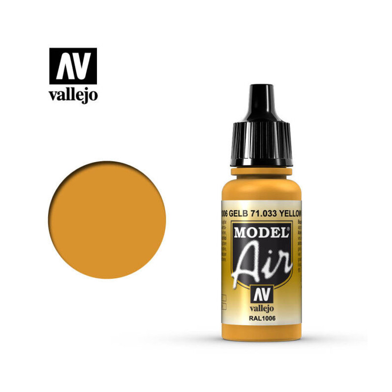 Vallejo Model Air 17 ml 71.033 Yellow Ochre