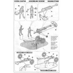 1:72 Zvezda 6121 Vācu 105mm Haubice leFH-18 / 18m ar apkalpi