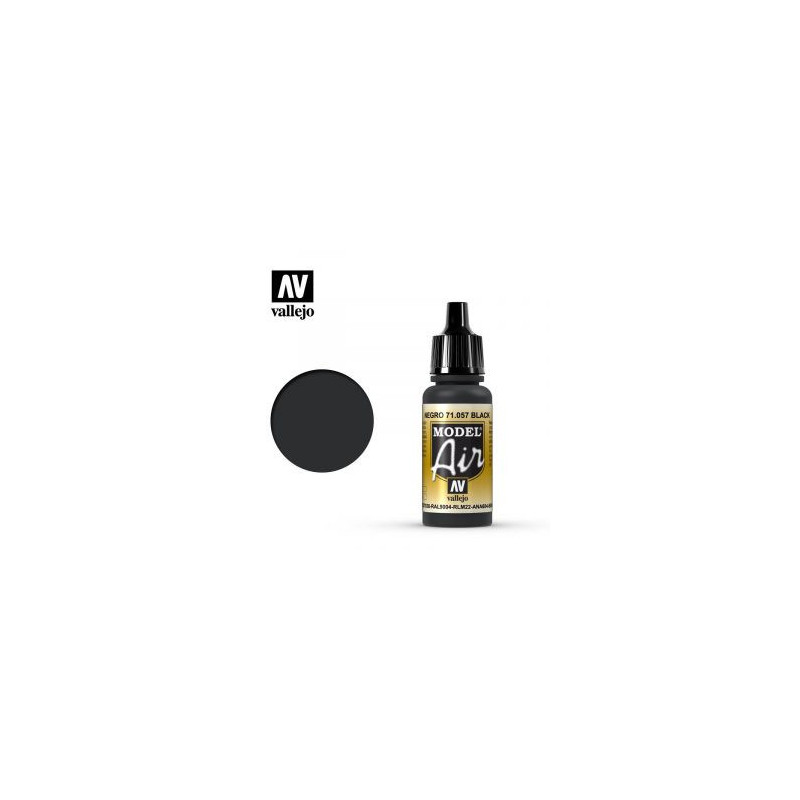 Vallejo Model Air 17 ml 71.057 Black