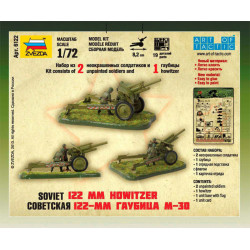 1:72 Zvezda 6122 Padomju 122 mm haubice M-30