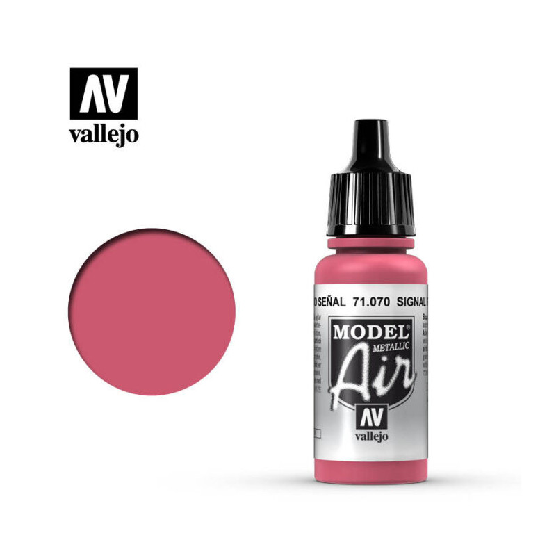 Vallejo Model Air 17 ml 71.070 Signal Red (Metallic)
