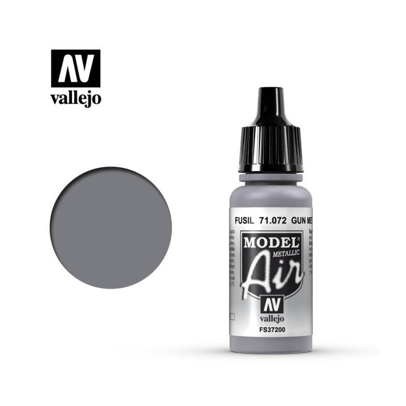 Vallejo Model Air 17 ml 71.072 Gunmetal (Metallic)