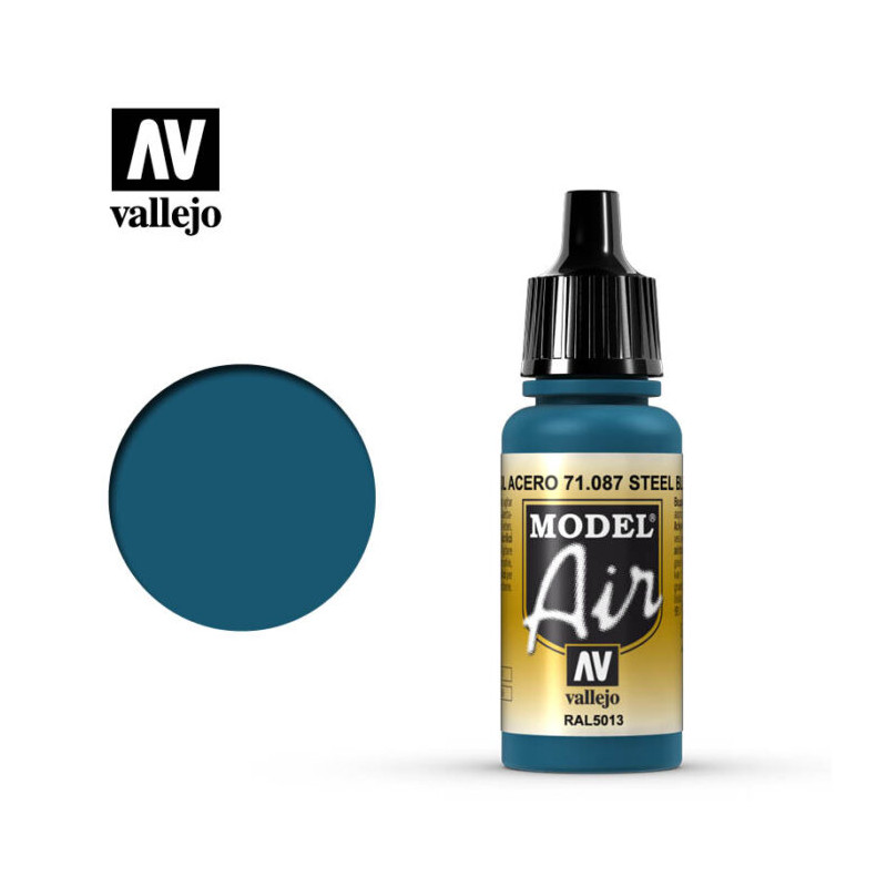 Vallejo Model Air 17 ml 71.087 Steel Blue
