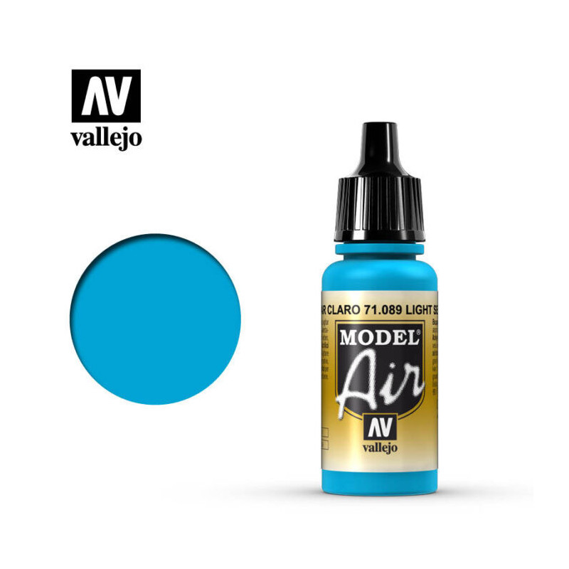 Vallejo Model Air 17 ml 71.089 Light Sea Blue
