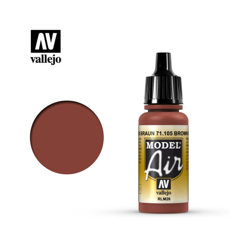 Vallejo Model Air 17 ml 71.105 Brown RLM26
