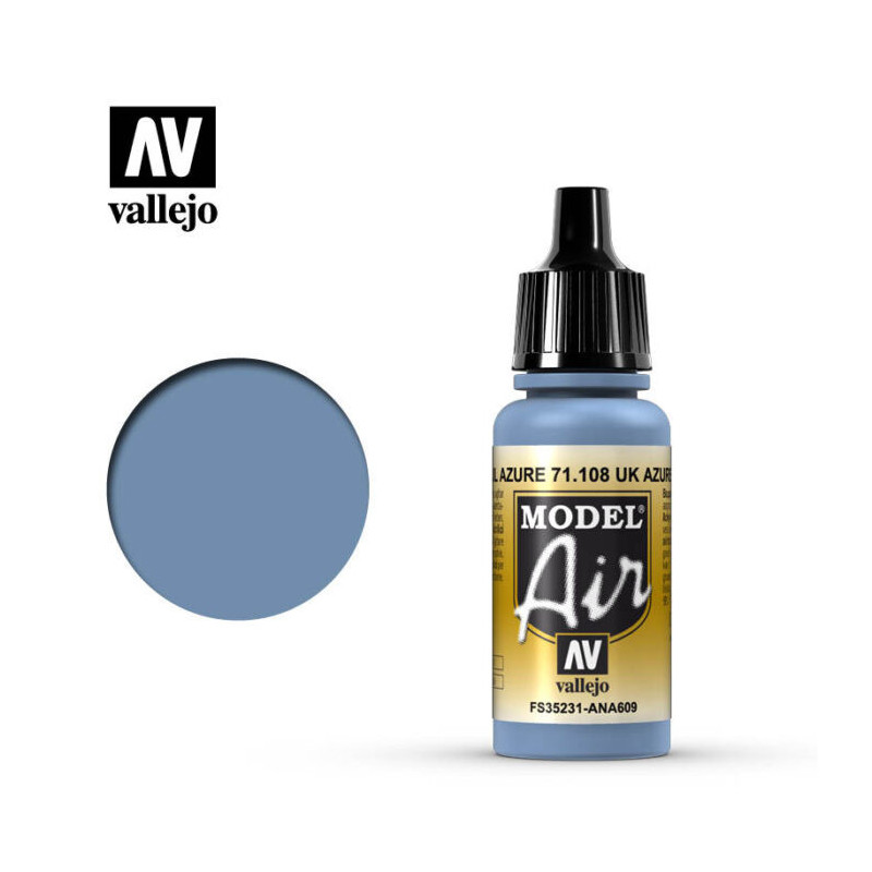 Vallejo Model Air 17 ml 71.108 UK Azure Blue