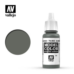 Vallejo Model Color 17 ml 70.863 Gunmetal Grey