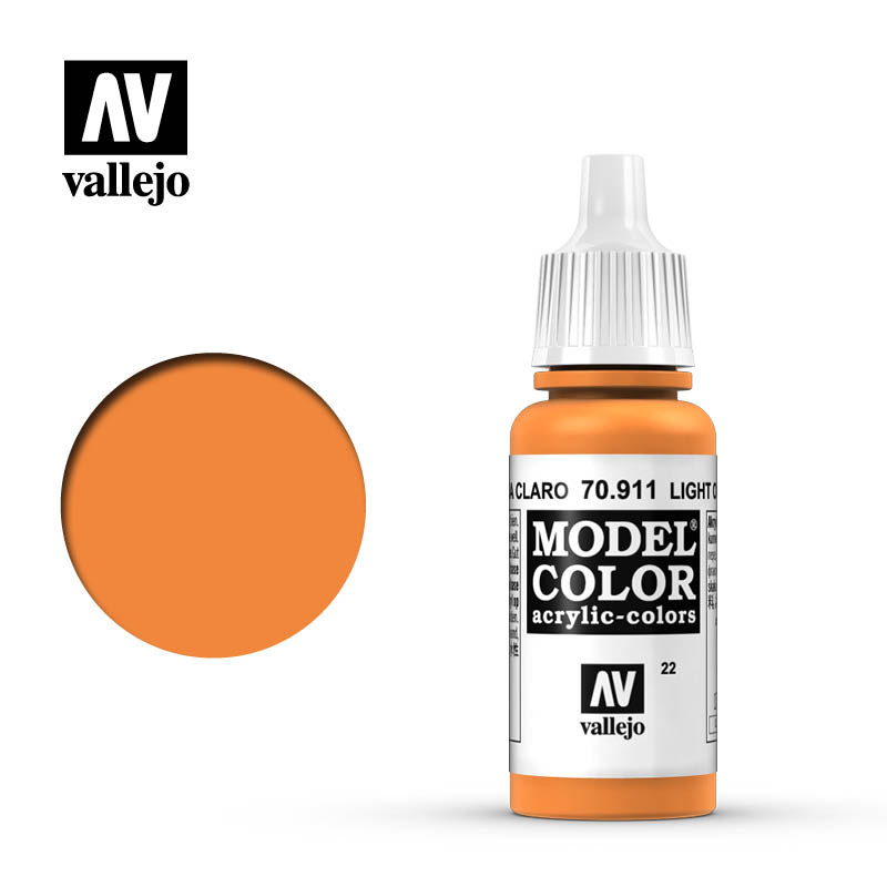 Vallejo Model Color 17 ml 70.911 Light Orange