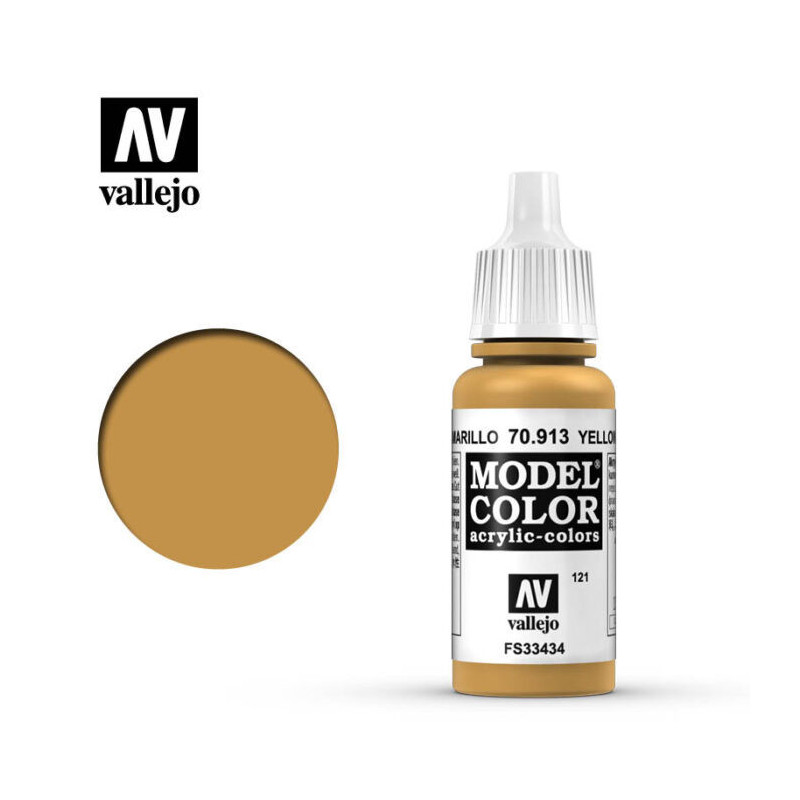 Vallejo Model Color 17 ml 70.913 Yellow Ochre
