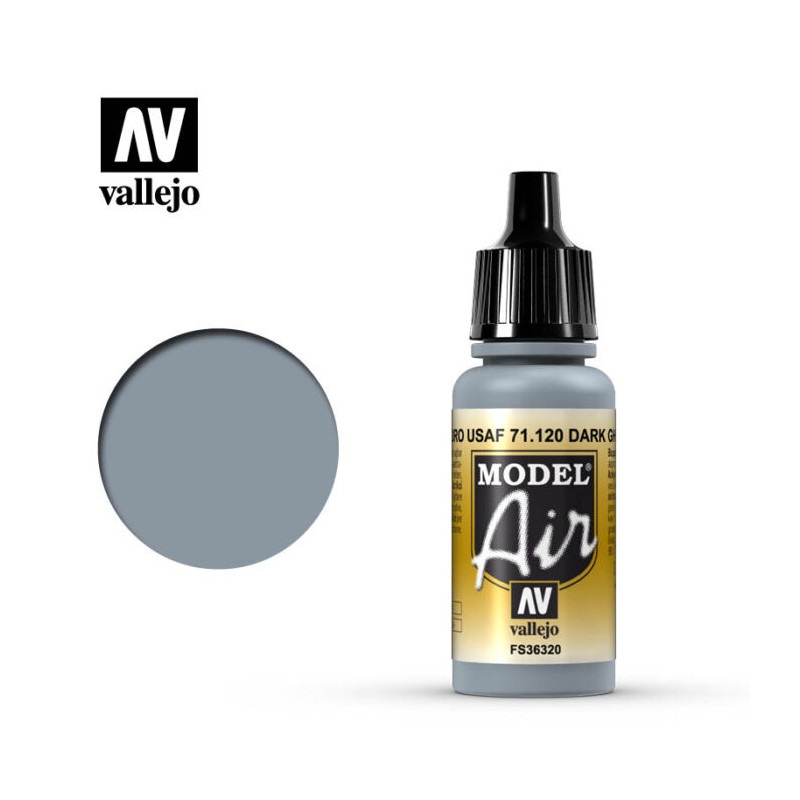 Vallejo Model Air 17 ml 71.120 Dark Ghost Gray