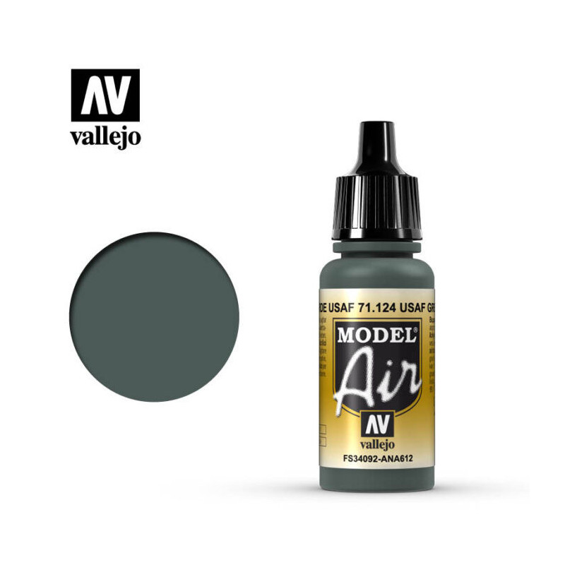 Vallejo Model Air 17 ml 71.124 USAF Green