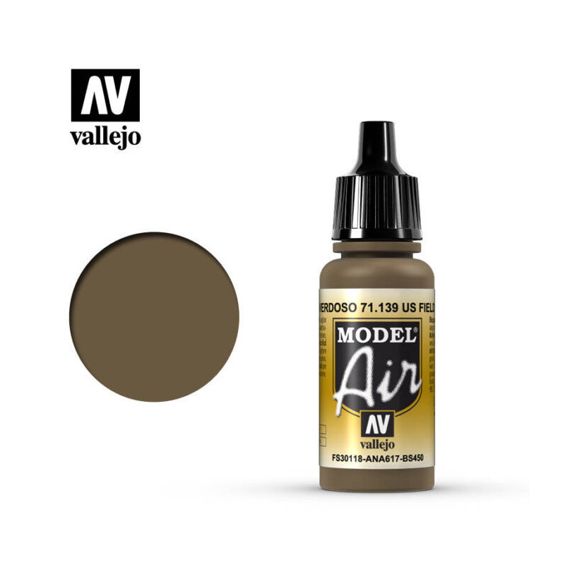 Vallejo Model Air 17 ml 71.139 US Field Drab