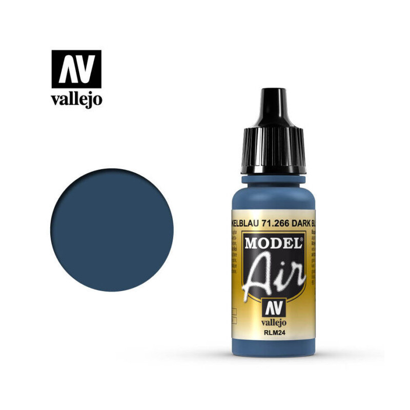 Vallejo Model Air 17 ml 71.266 Dark Blue RLM24