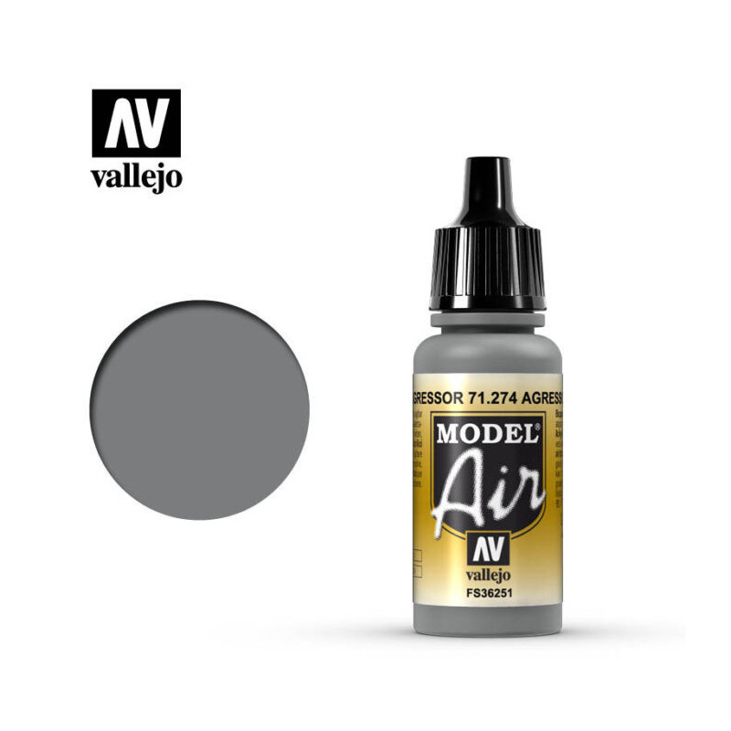 Vallejo Model Air 17 ml 71.274 Aggressor Gray