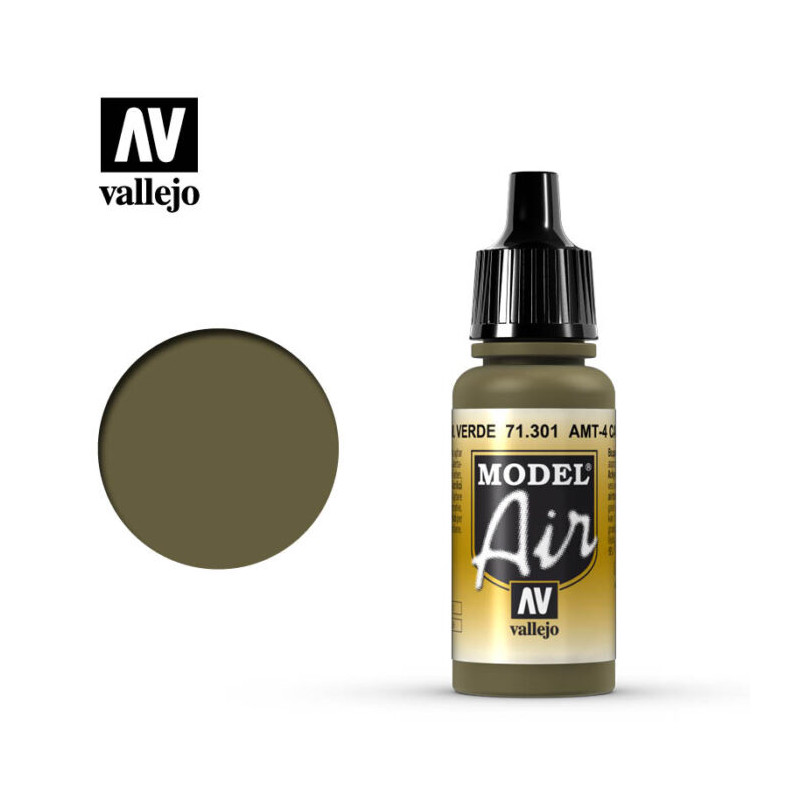 Vallejo Model Air 17 ml 71.301 AMT-4 Camouflage Green