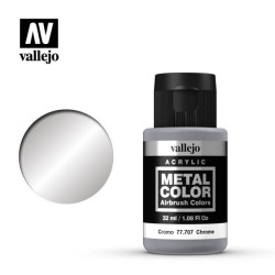 Vallejo Metal Color Paint 32 ml 77.707 Chrome