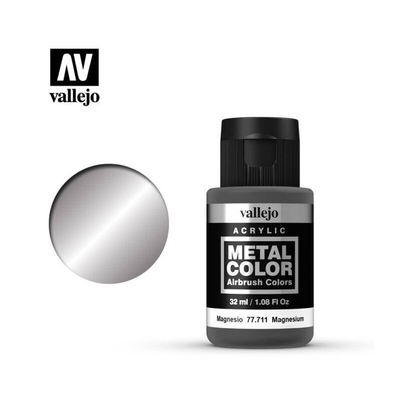 Vallejo Metal Color Paint 32 ml 77.711 Magnesium