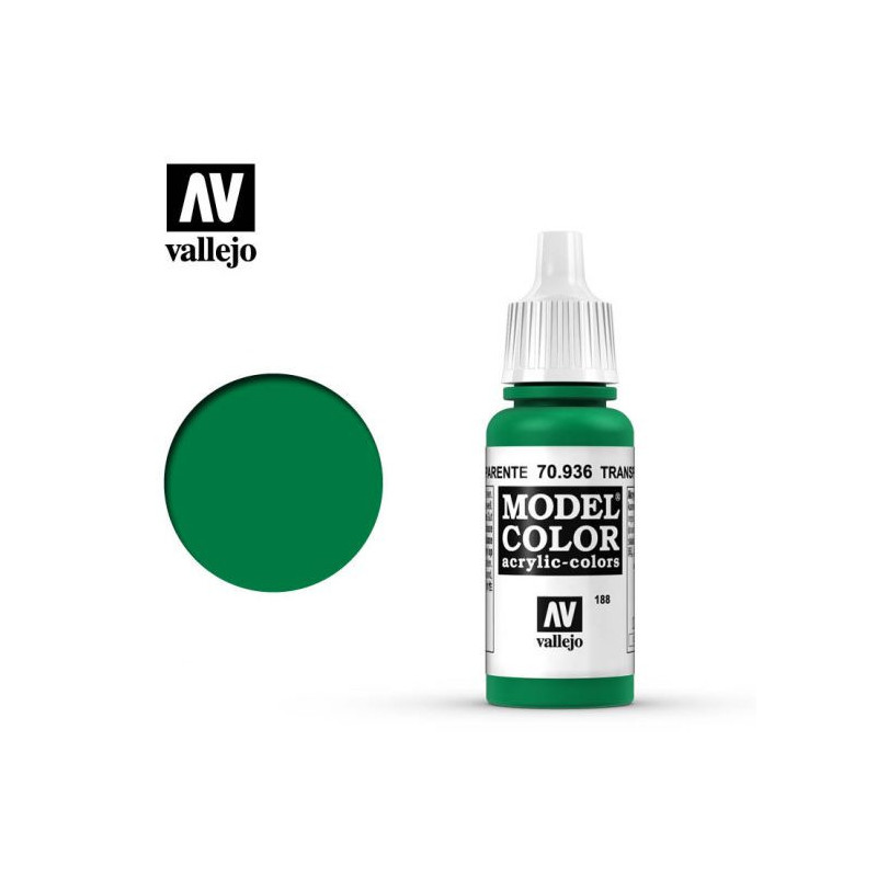 Vallejo Model Color 17 ml 70.936 Transparent Green