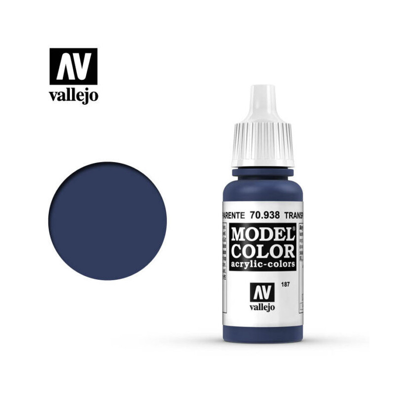 Vallejo Model Color 17 ml 70.938 Transparent Blue
