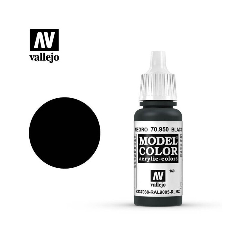 Vallejo Model Color 17 ml 70.950 Black