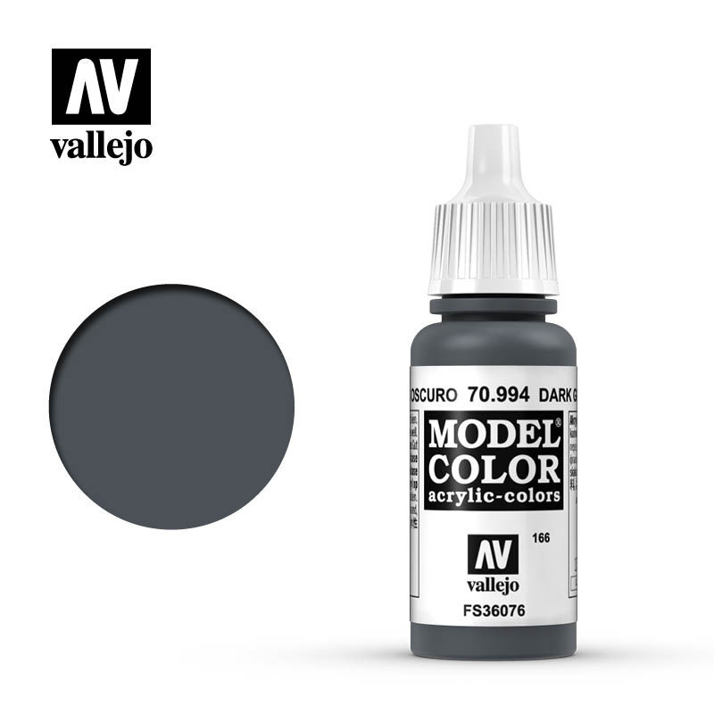 Vallejo Model Color 17 ml 70.994 Dark Grey