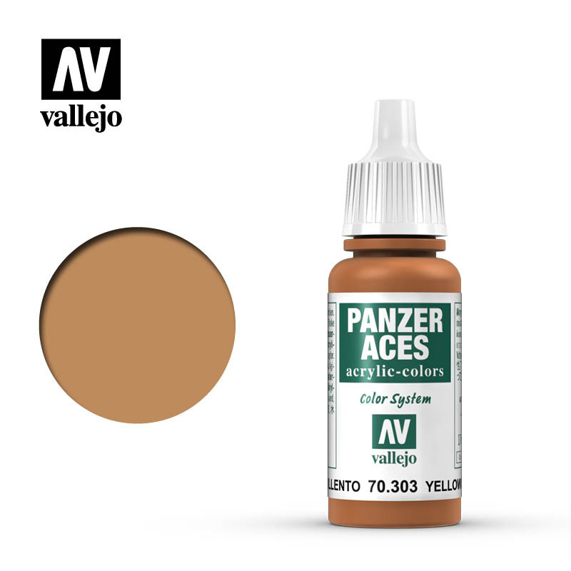 Vallejo Panzer Aces 17 ml 70.303 Yellowish Rust