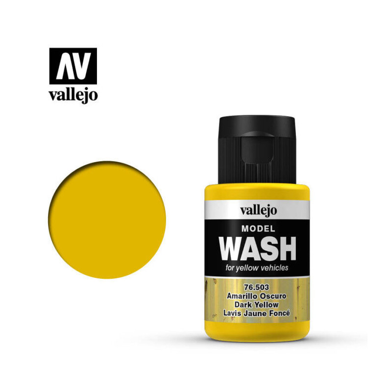 Vallejo Model Wash 35 ml 76.503 Dark Yellow