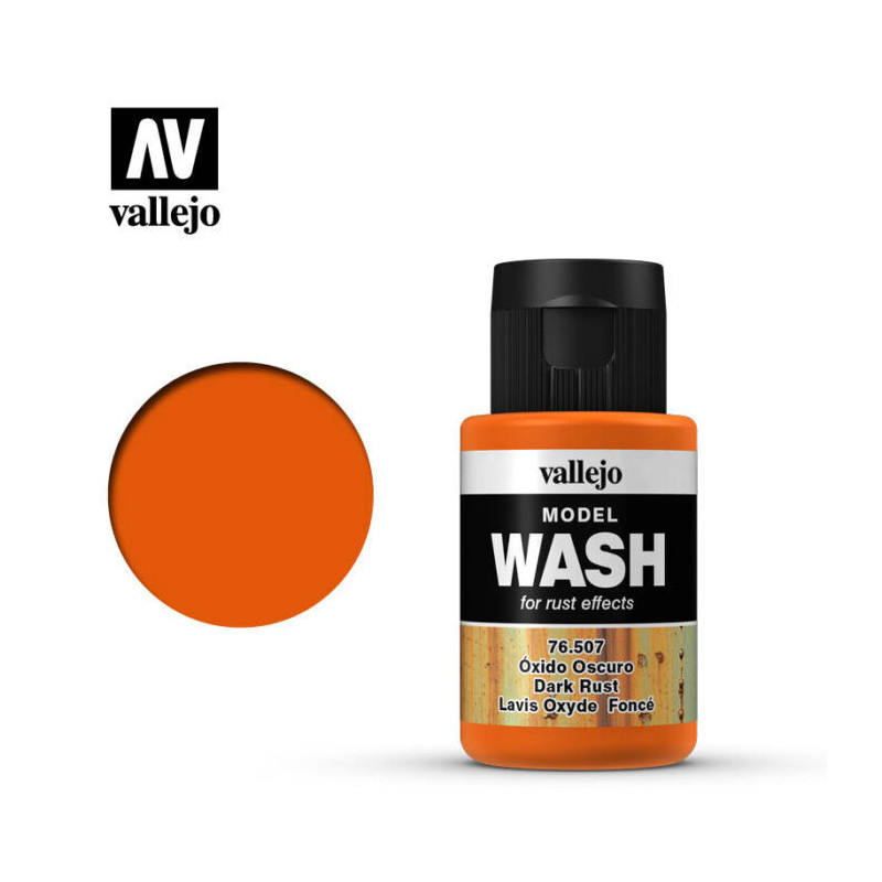 Vallejo Model Wash 35 ml 76.507 Dark Rust