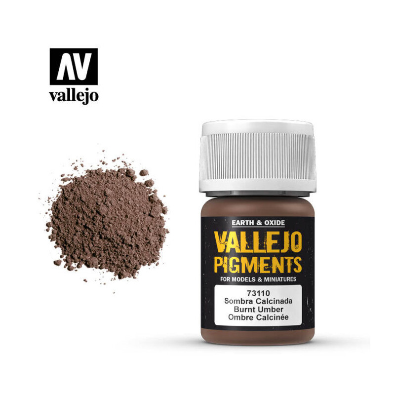 Vallejo Pigments 35 ml 73.110 Burnt Umber