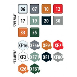 1:35 Zvezda 3697 Krievijas trīsasu armijas kravas automašīna KAMAZ-5350 "Mustang"