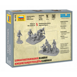 1:72 Zvezda 6270 Vācu tanku grenadieri anorakās