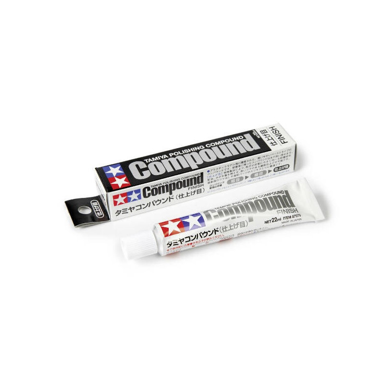 Tamiya 87070 - Slīpēšanas pasta (apdare) 22 gr. - Polishing Compound (Finish)