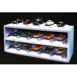1:43 ATLAS 3898982 Display Stand Holds 15 Models White (without cars)