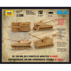1:100 Zvezda 7422 US 155-mm Self-Propelled Howitzer M-109A2