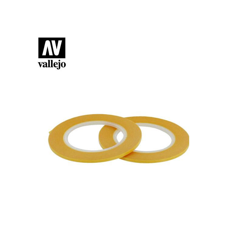 Vallejo T07003 - Masking Tape 2mmx18m – Twin Pack