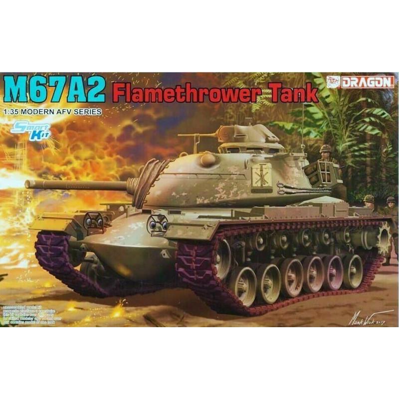 1:35 Dragon 3584 M67A2 Flamethrower Tank