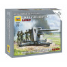 1:72 Zvezda 6158 Vācu pretgaisa aizsardzības lielgabals 88 mm Flak 36/37 ar apkalpi