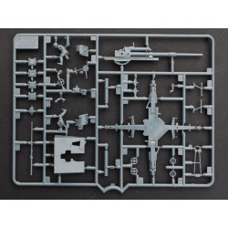 1:72 Zvezda 6158 Vācu pretgaisa aizsardzības lielgabals 88 mm Flak 36/37 ar apkalpi