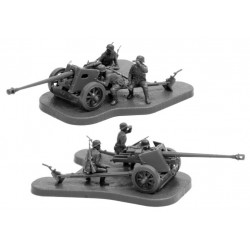 1:72 Zvezda 6257 Vācu prettanku lielgabals PAK-40 ar apkalpi