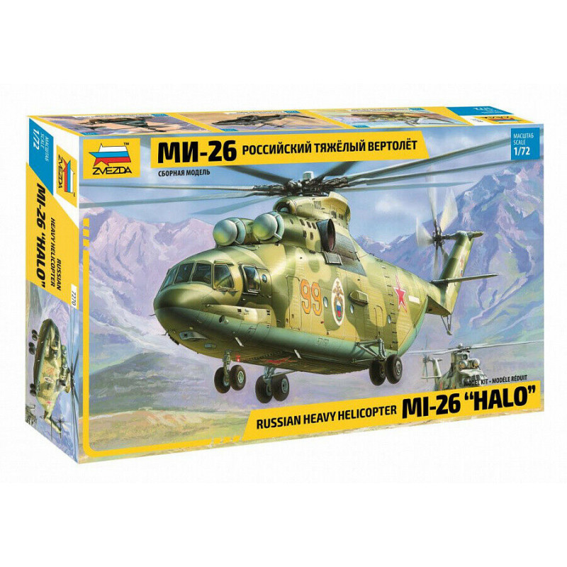 1:72 Zvezda 7270 MIL MI-26 Halo Russian Heavy Helicopter