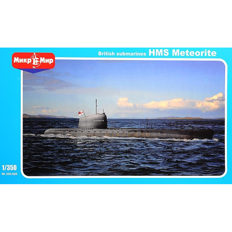 1:350 Mikro Mir 350-020 British Submarine HMS Meteorite