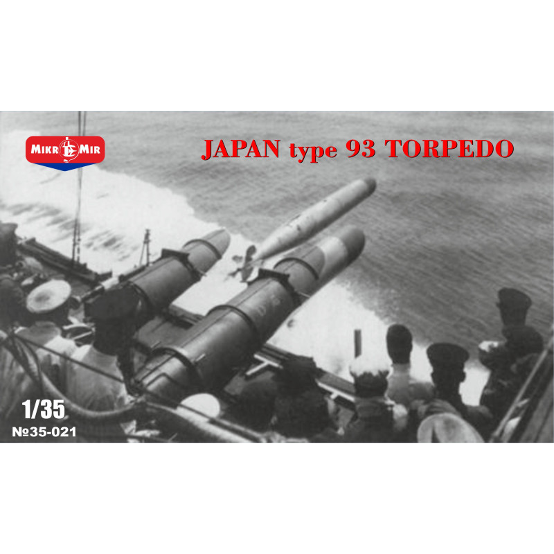 1:35 Mikro Mir 35-021 Japan Type 93 Torpedo 'Long Lance'