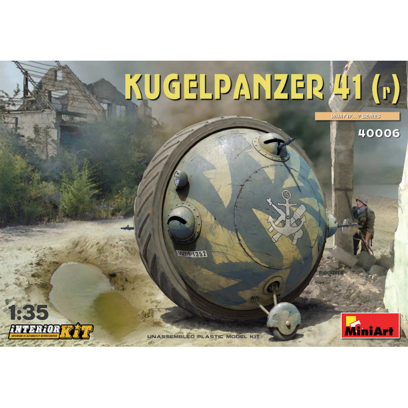 1:35 MiniArt 40006 German Kugelpanzer 41 (r) WWII (interior kit)